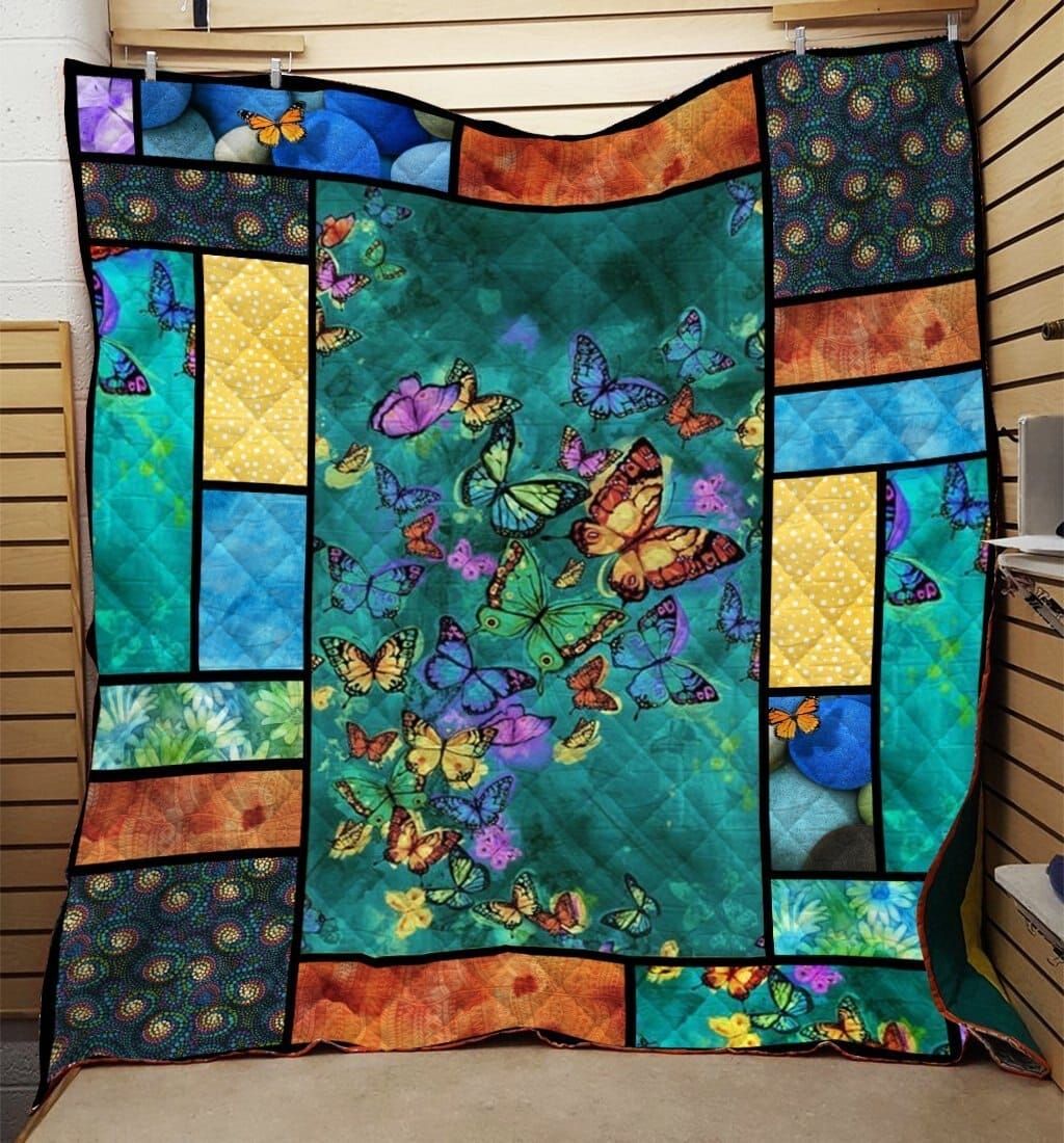 Butterfly We Wont Stop Quilt Blanket Christmas Gift Dhc04011146Dd
