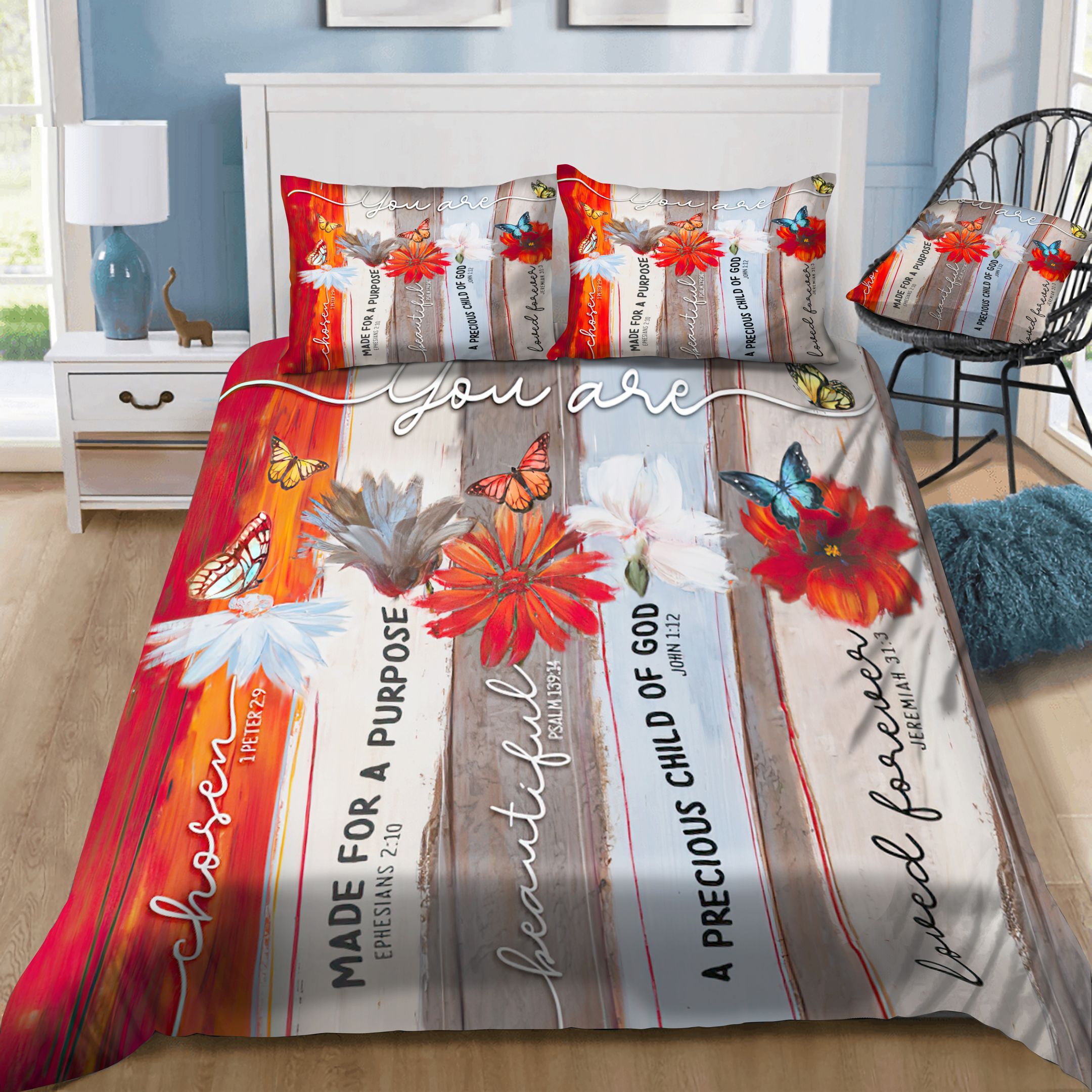 Butterfly You Are Bedding Set