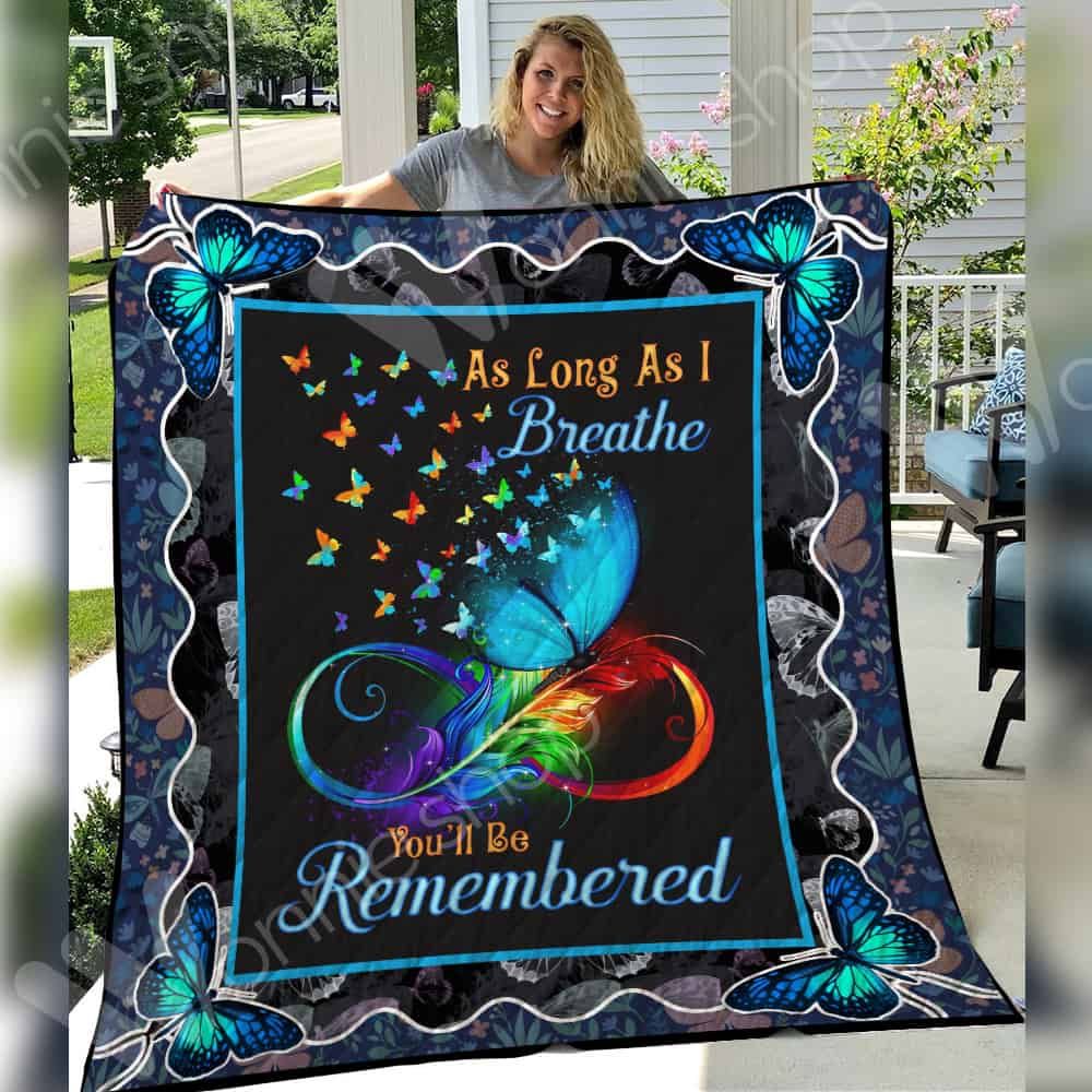 Butterfly Youll Be Remember Quilt Blanket DHC3112657TD