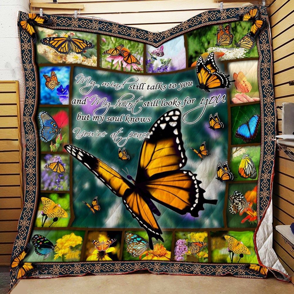 Butterfly Youre At Peace Quilt Blanket Dhc04011353Dd