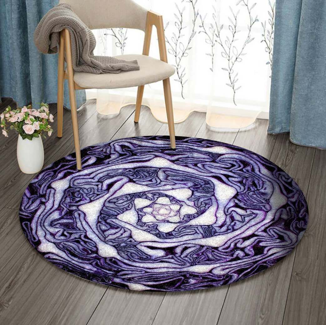 Cabbage Round Carpet