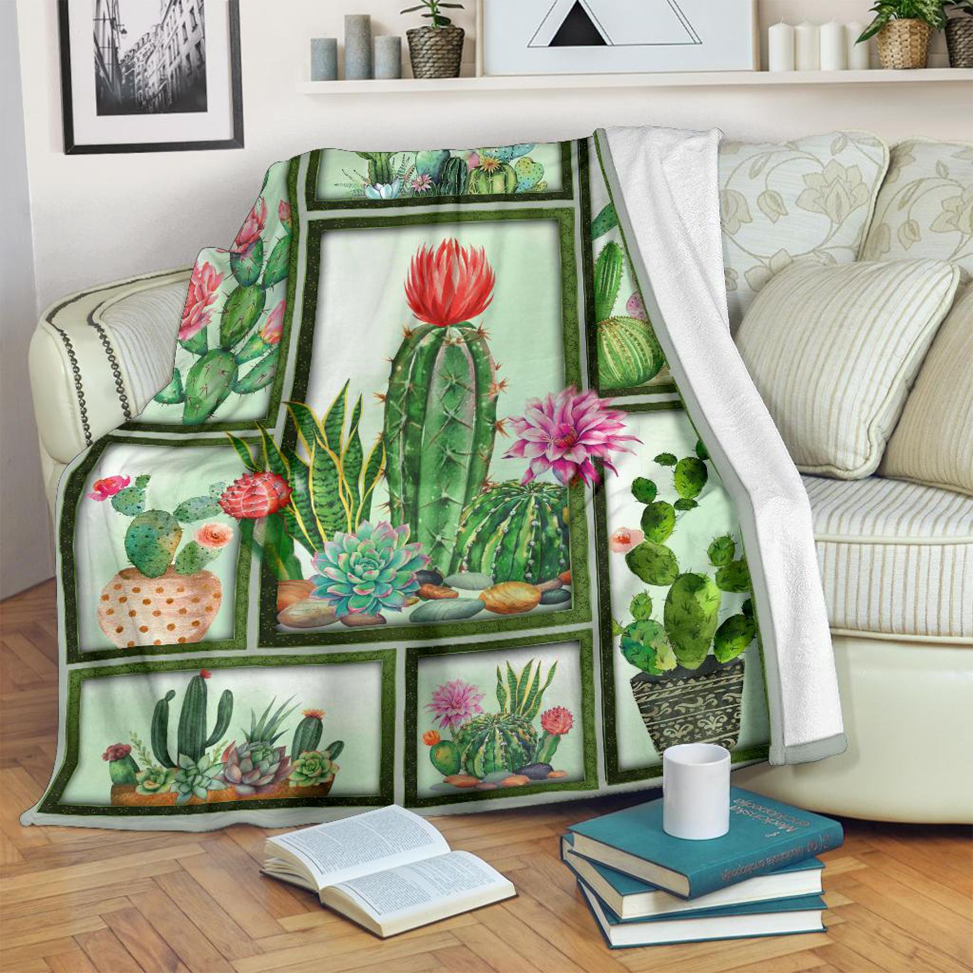 Cactus Fleece Blanket