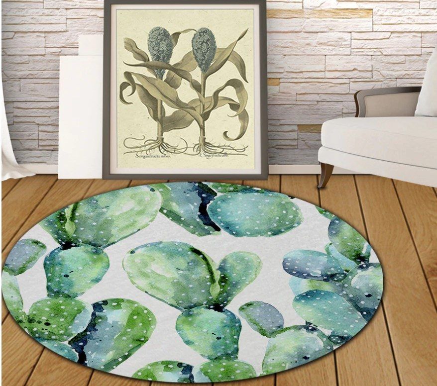 Cactus Round Carpet