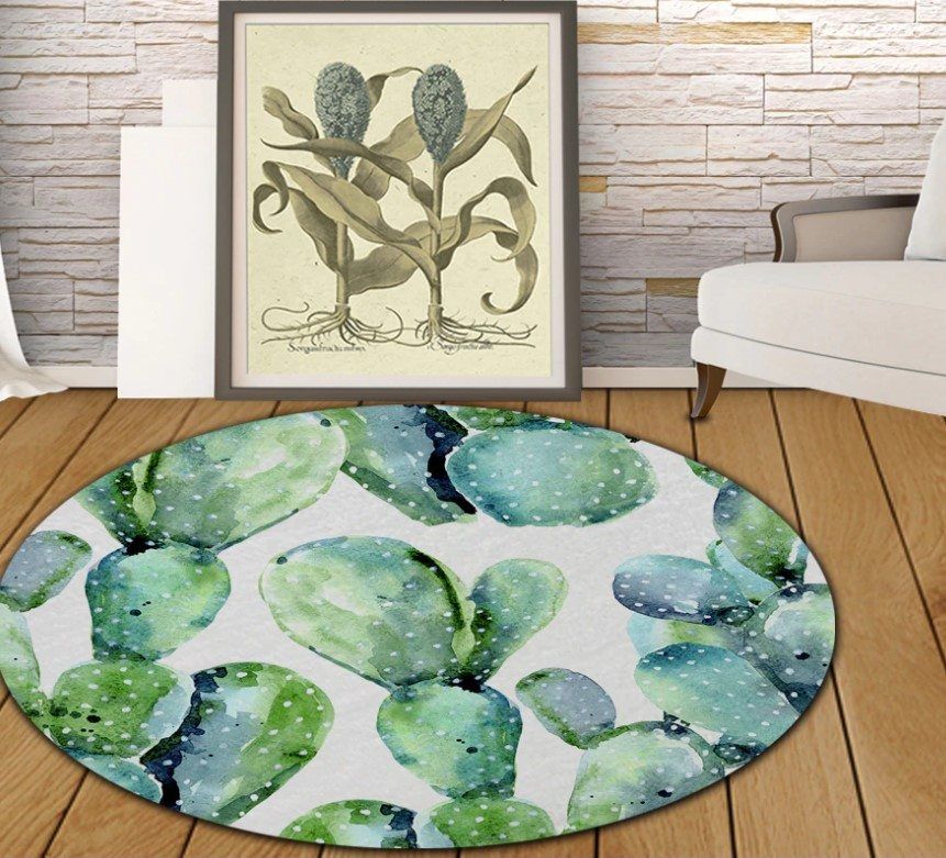 Cactus Round Carpet