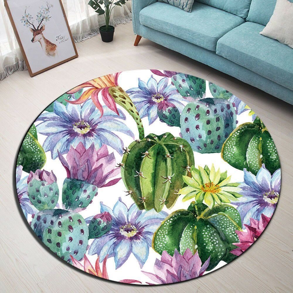 Cactus Round Carpet