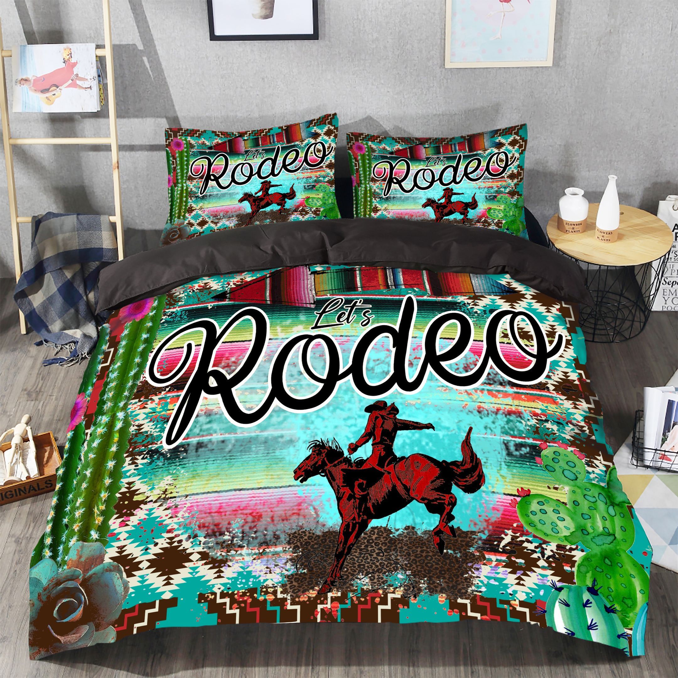 Cactus Cowboy Bedding Set