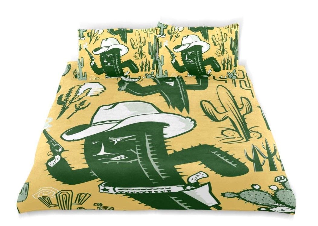 Cactus Cowboy Bedding Set