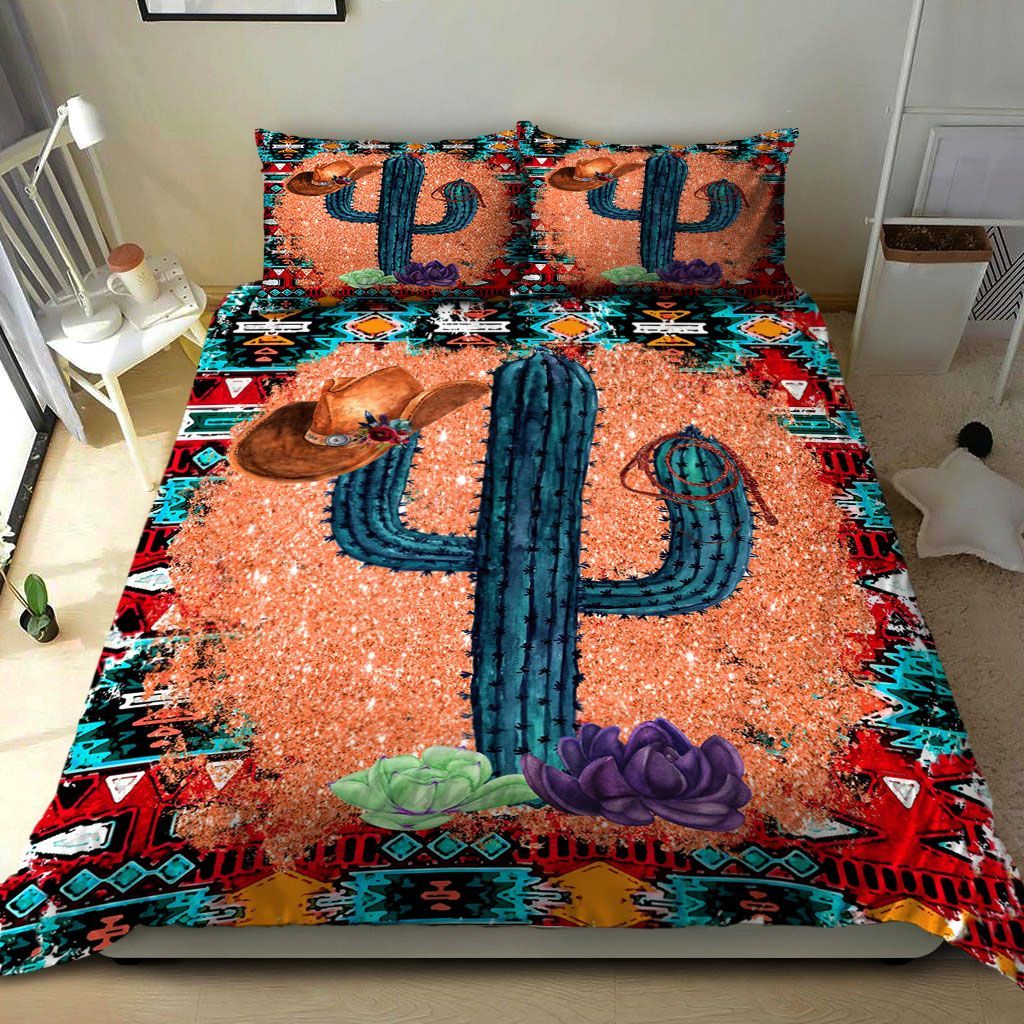 Cactus Cowboys Bedding Set