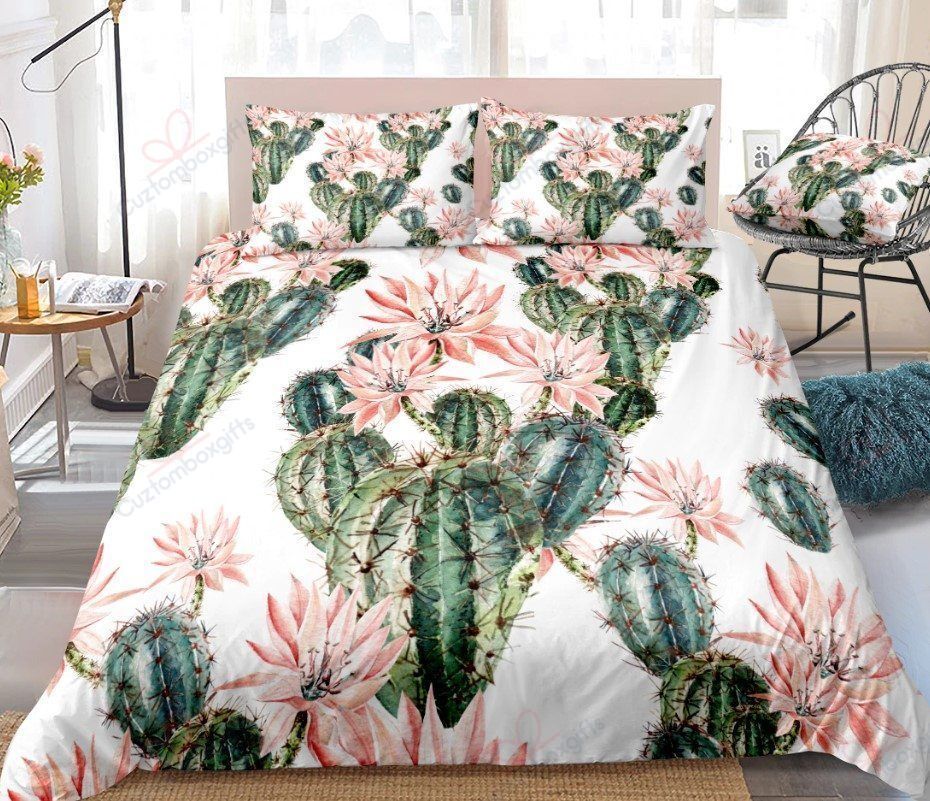 Cactus Flower Bedding Set