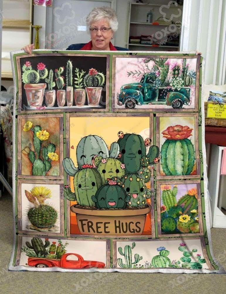 Cactus Fleece Blanket