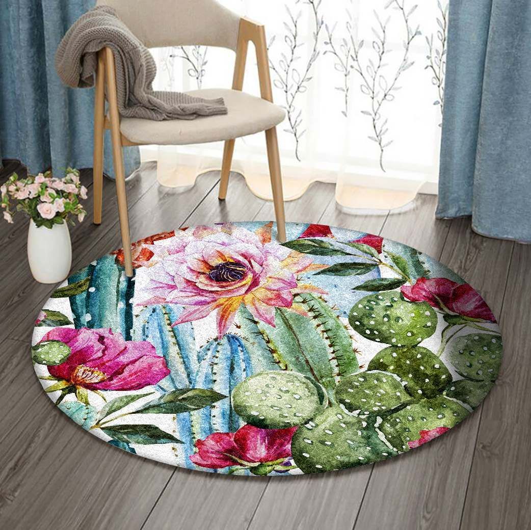 Cactus Round Carpet