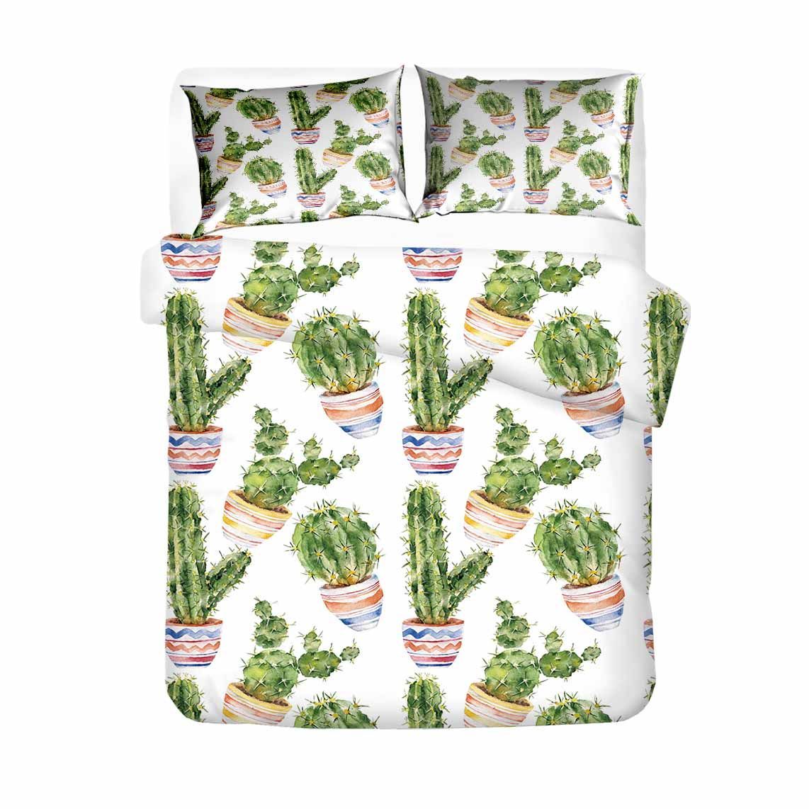 Cactus Series Pattern 3D Bedding Set
