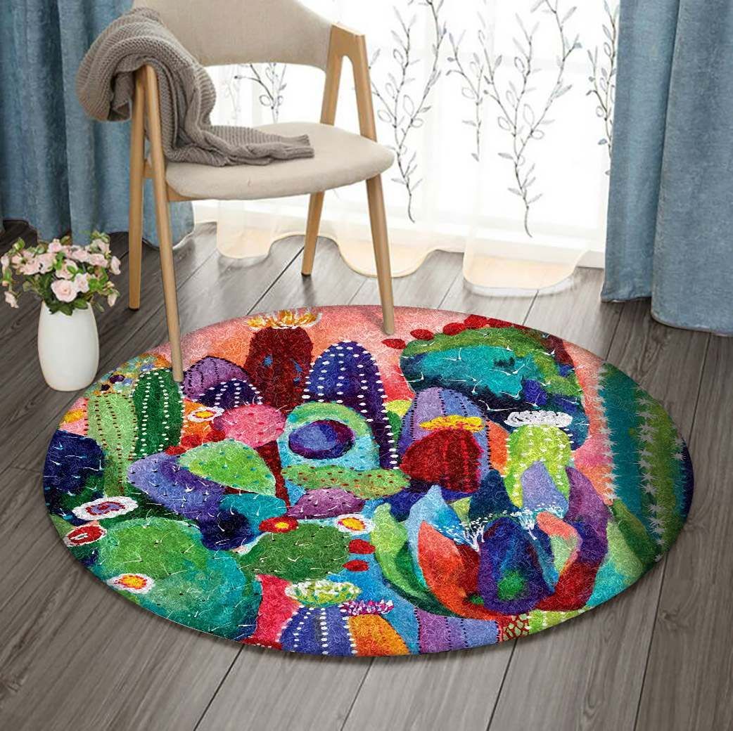 Cactus Round Carpet