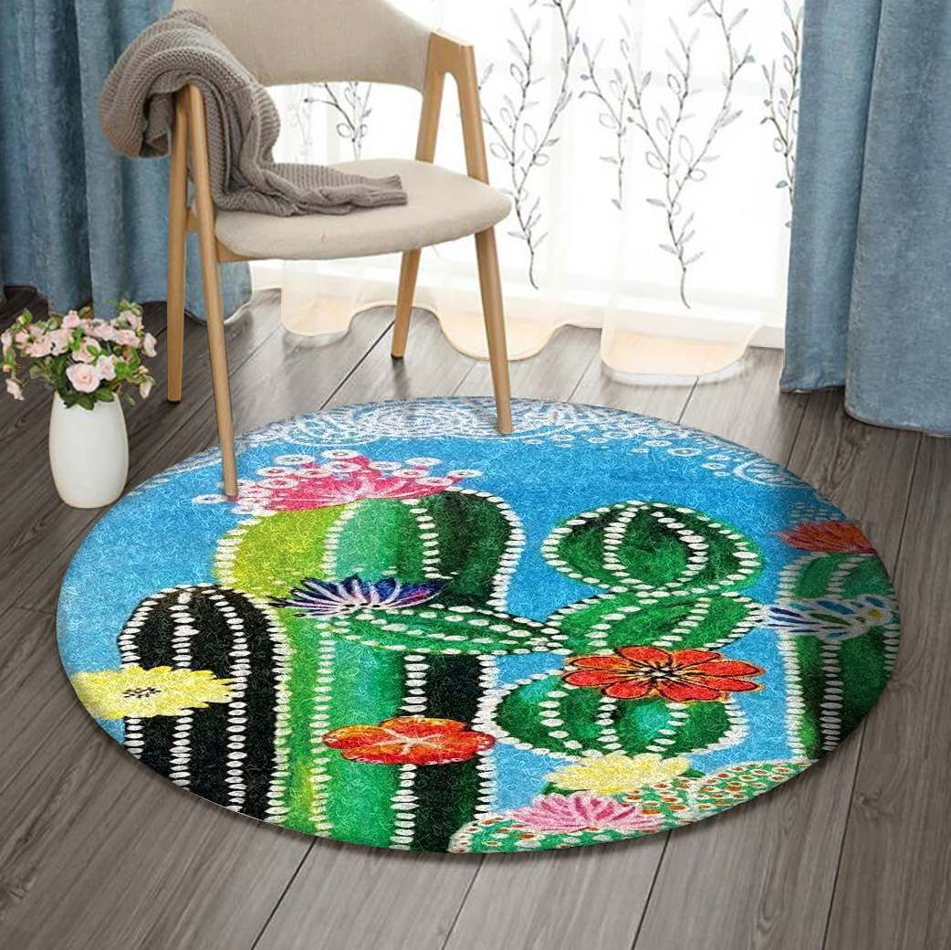 Cactus Round Carpet