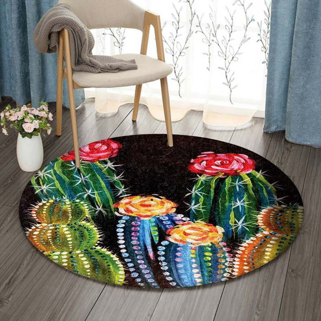 Cactus Round Carpet