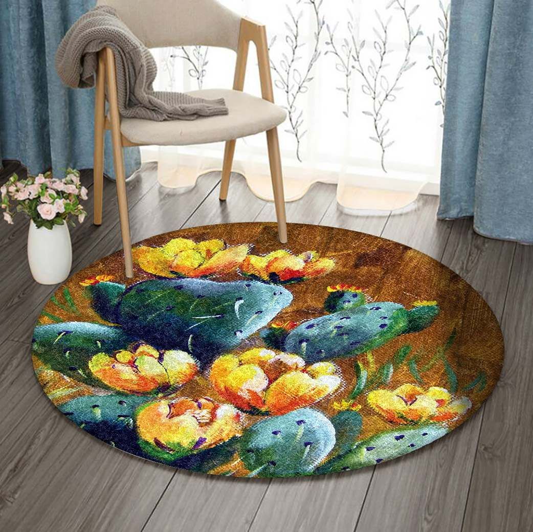 Cactus Round Carpet