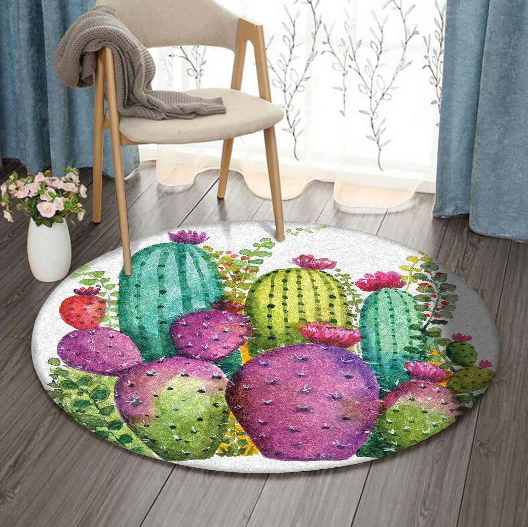 Cactus Round Carpet
