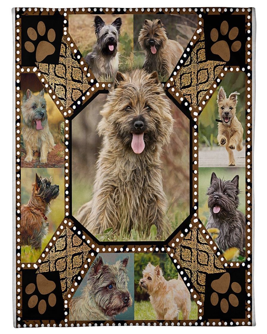 Cairn Terrier Sherpa Fleece Blanket