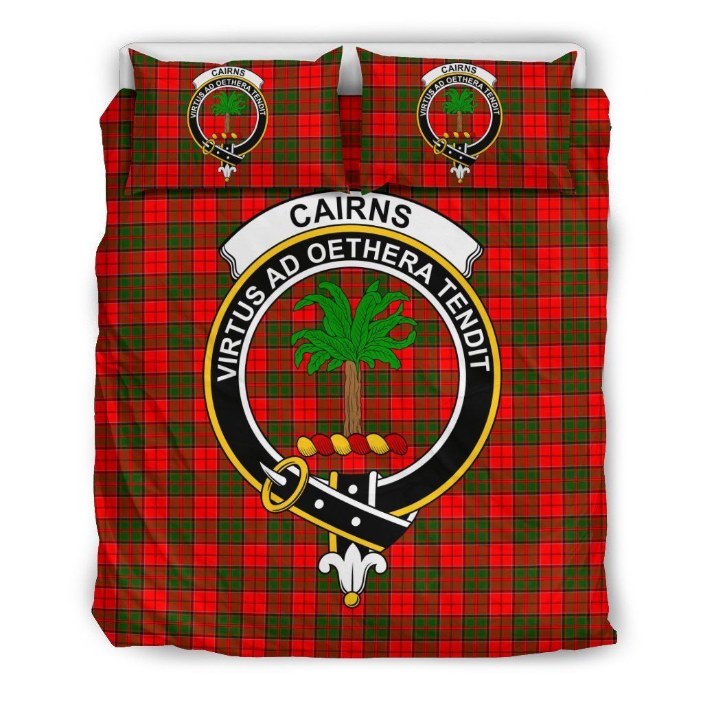 Cairns Clan Badge Tartan Bedding Set