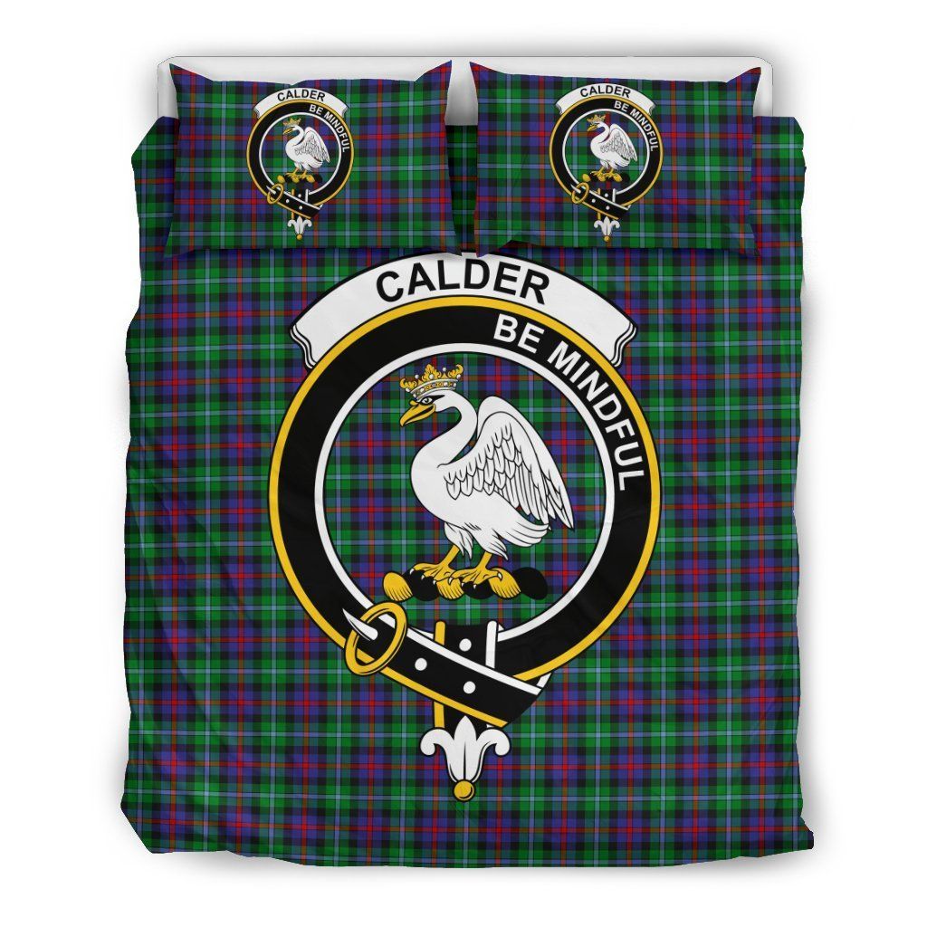 Calder Clan Badge Tartan Bedding Set