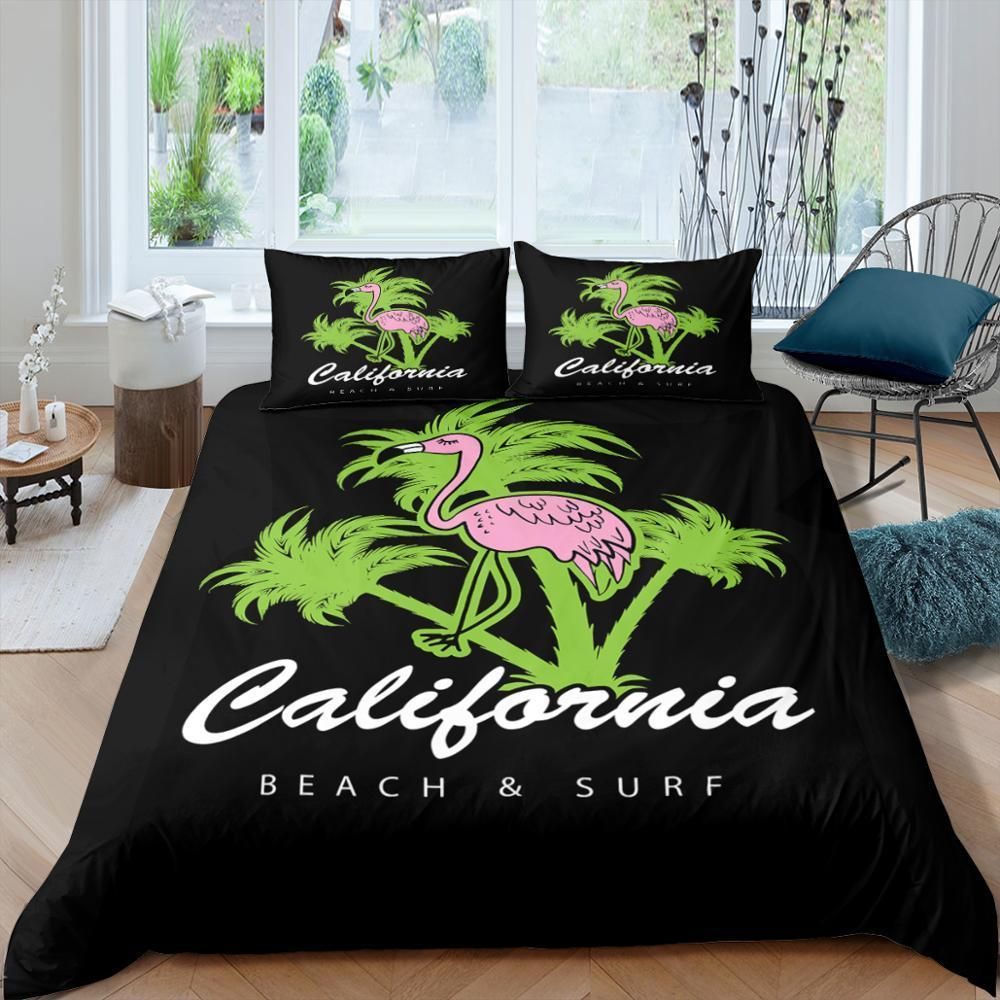 California Beach And Surf Bedding Set