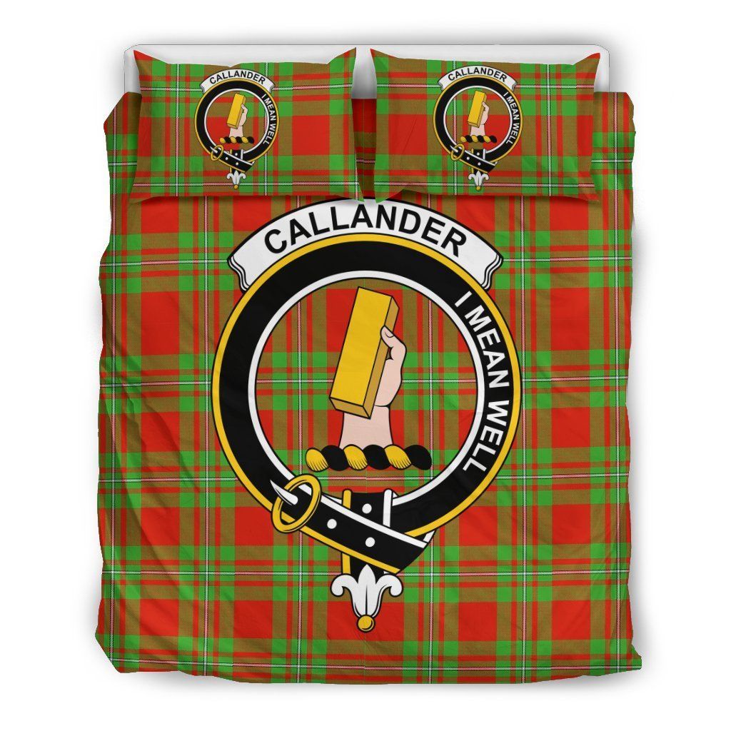 Callander Clan Badge Tartan Bedding Set