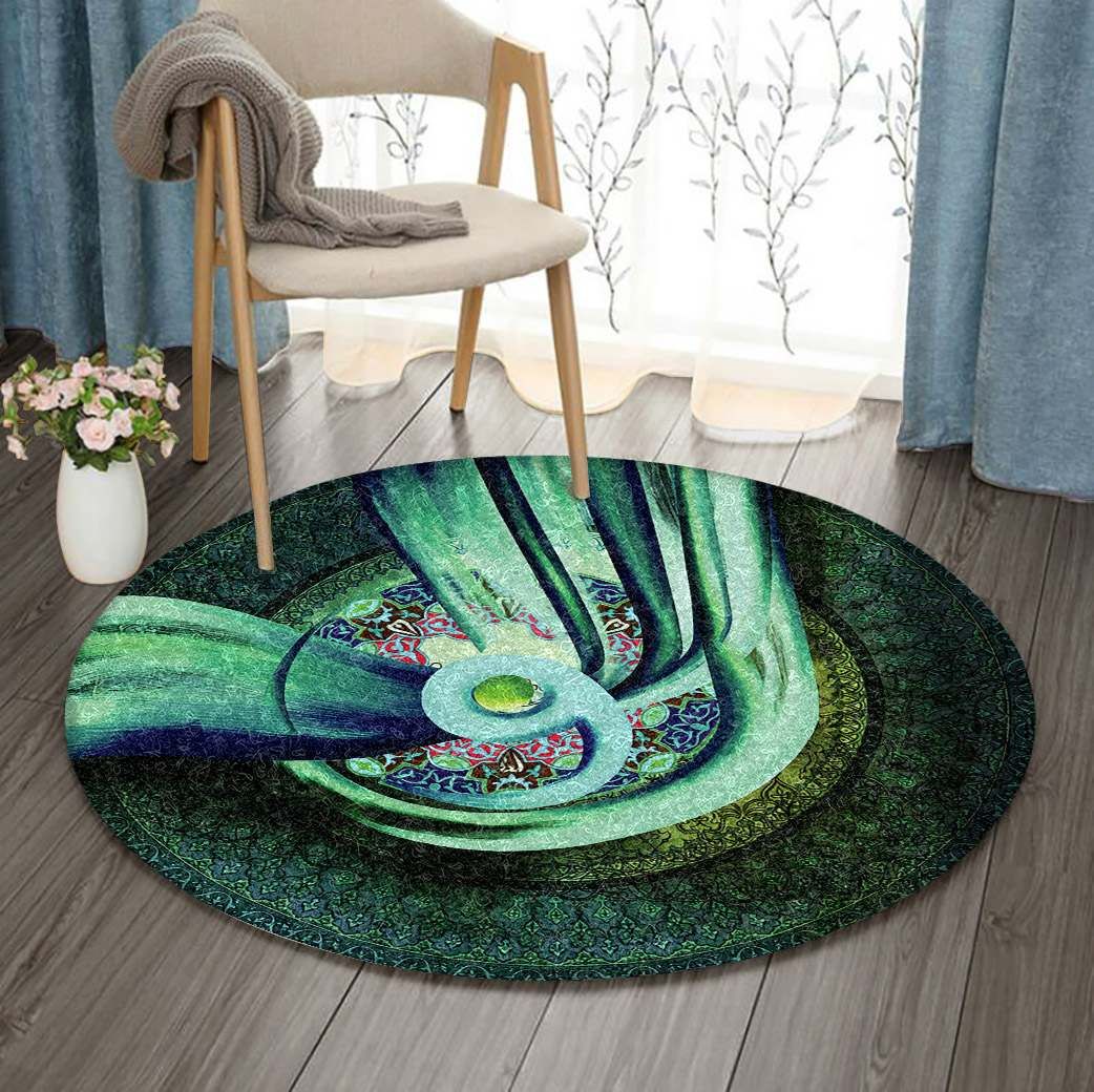 Calligraphy Round Carpet