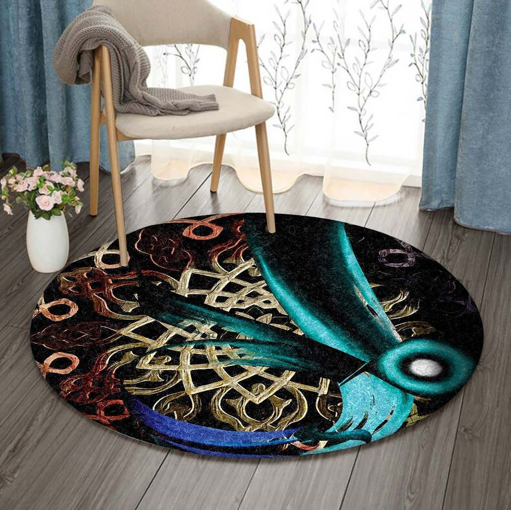 Calligraphy Round Carpet