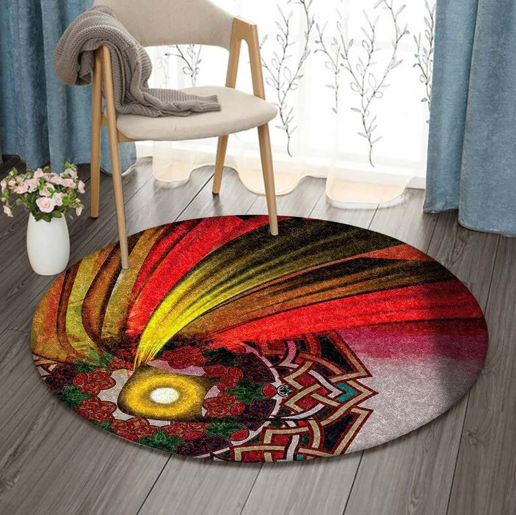 Calligraphy Round Carpet
