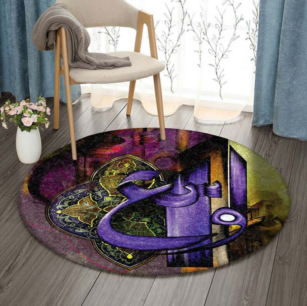 Calligraphy Round Carpet