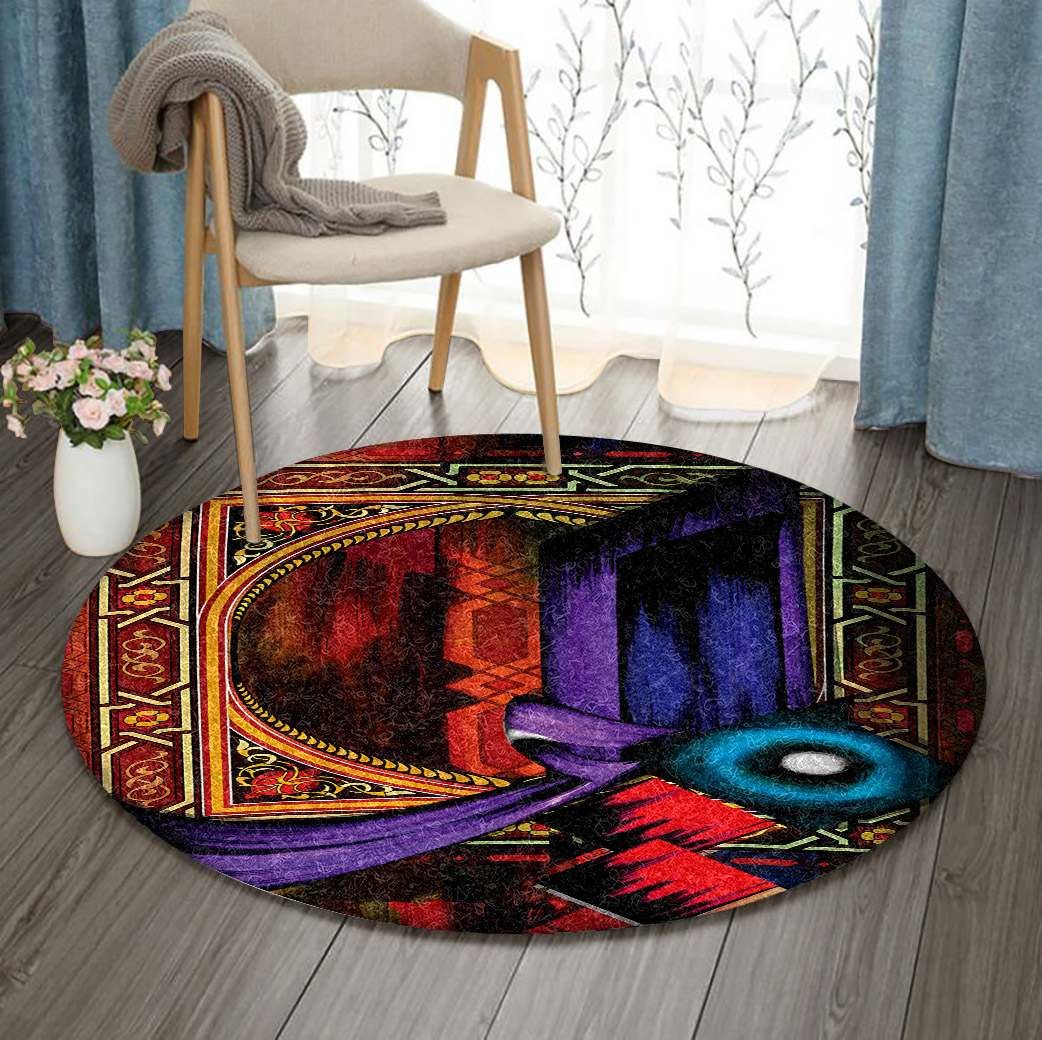 Calligraphy Round Carpet