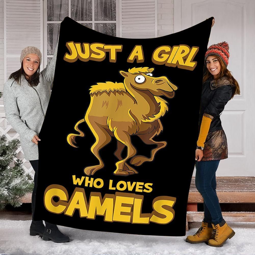 Camel Sherpa Fleece Blanket