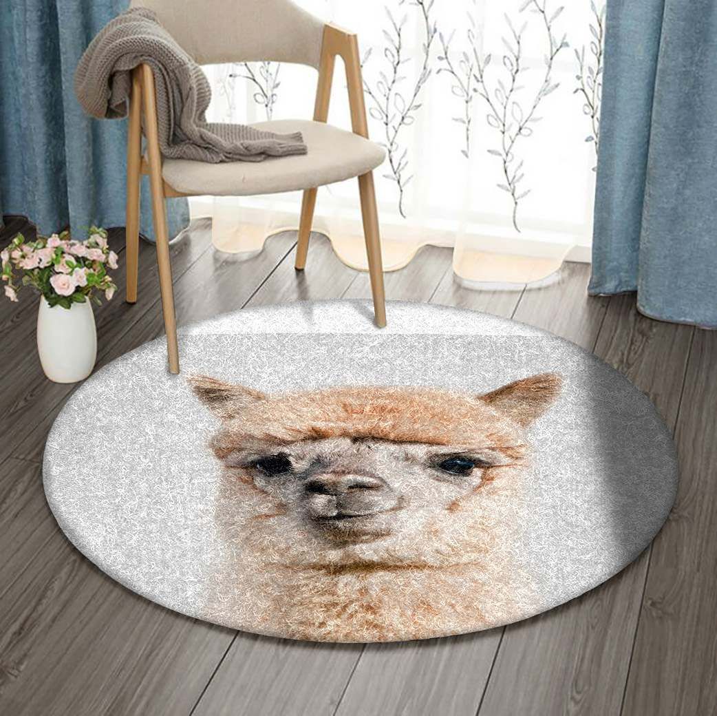Camel Round Carpet