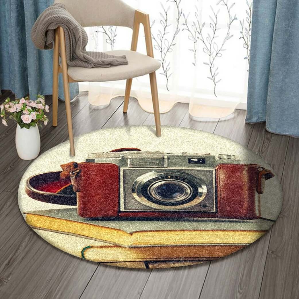 Camera Round Carpet