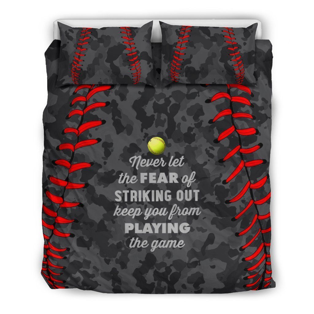 Camo Softball Bedding Set