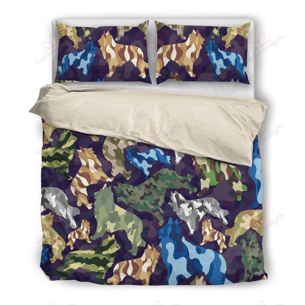 Camo Tervuren Pattern Printed Bedding Set