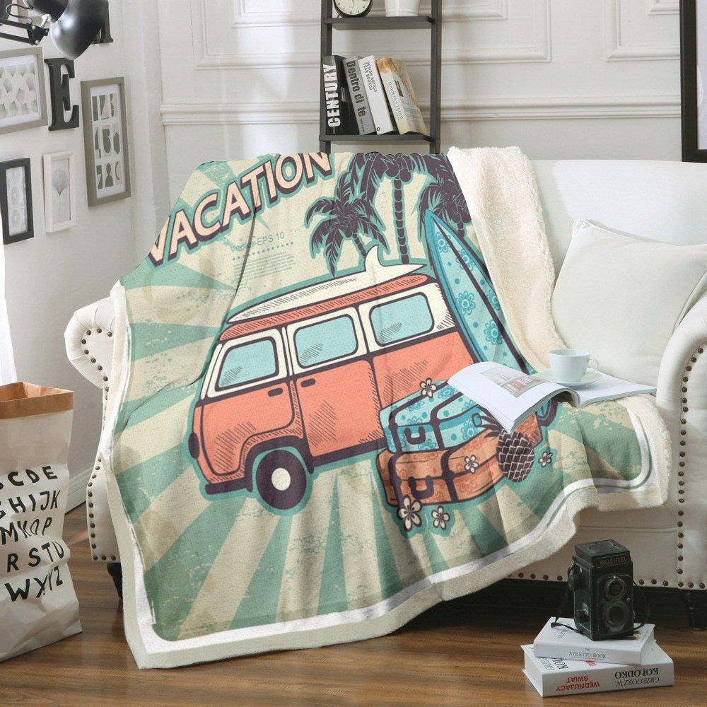 Camp Sherpa Fleece Blanket