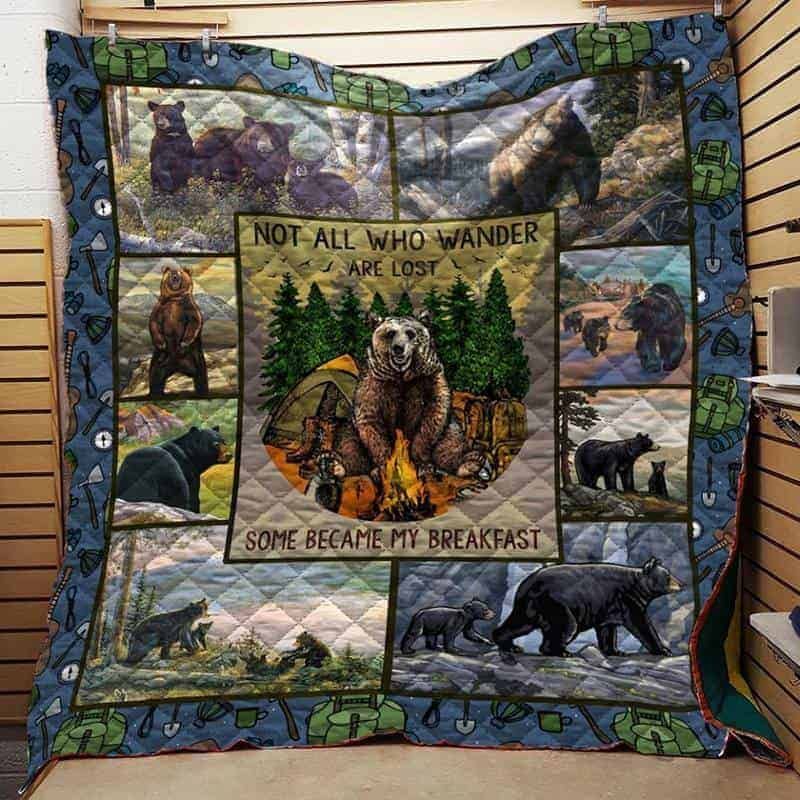 Camping 1 Quilt Blanket DHC1402525TD