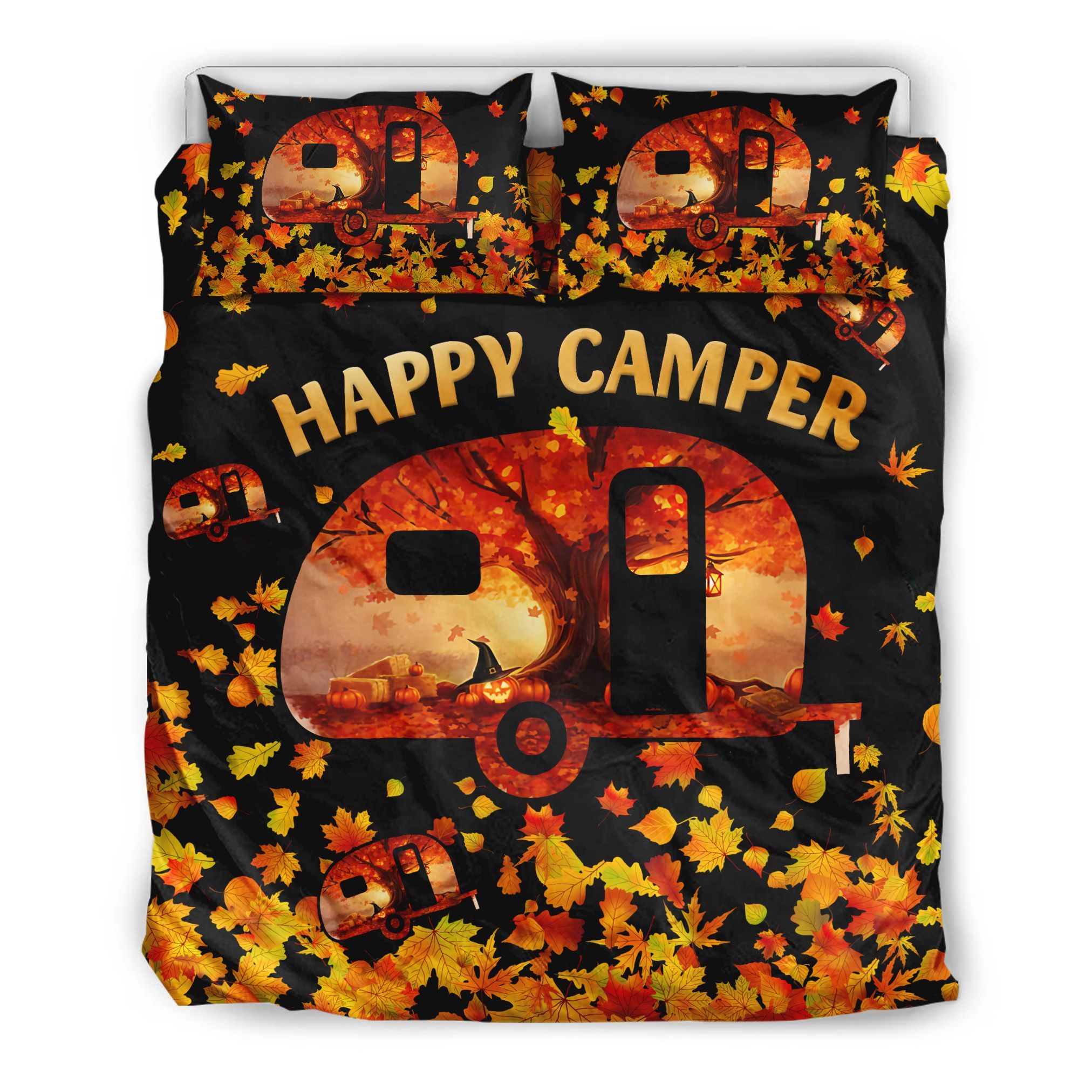 Camping Autumn Bedding Set