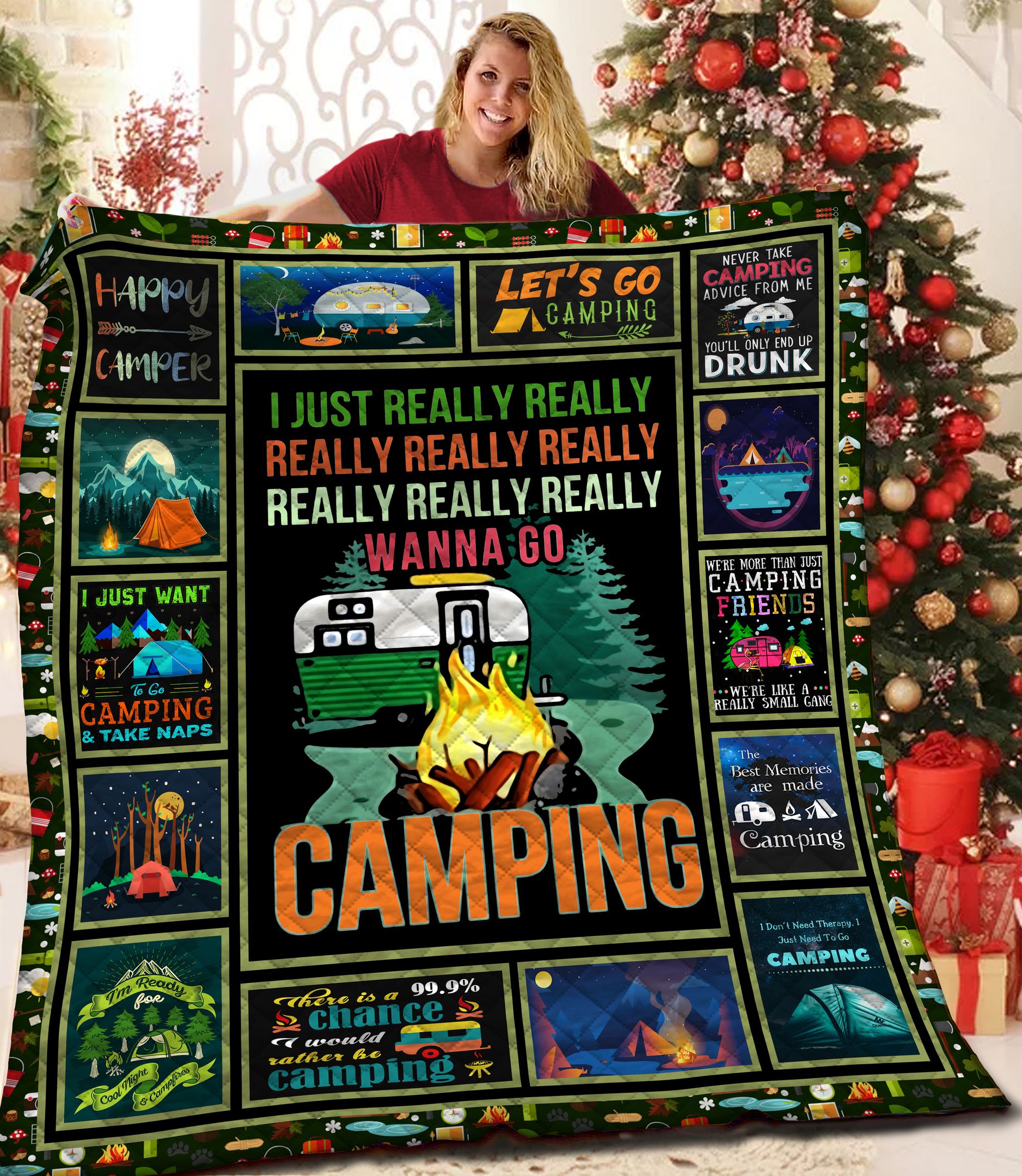 Camping BBB2309179 Quilt Blanket