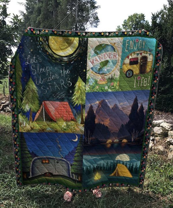 Camping Best Day Of My Life Quilt Blanket DHC0201201148TD
