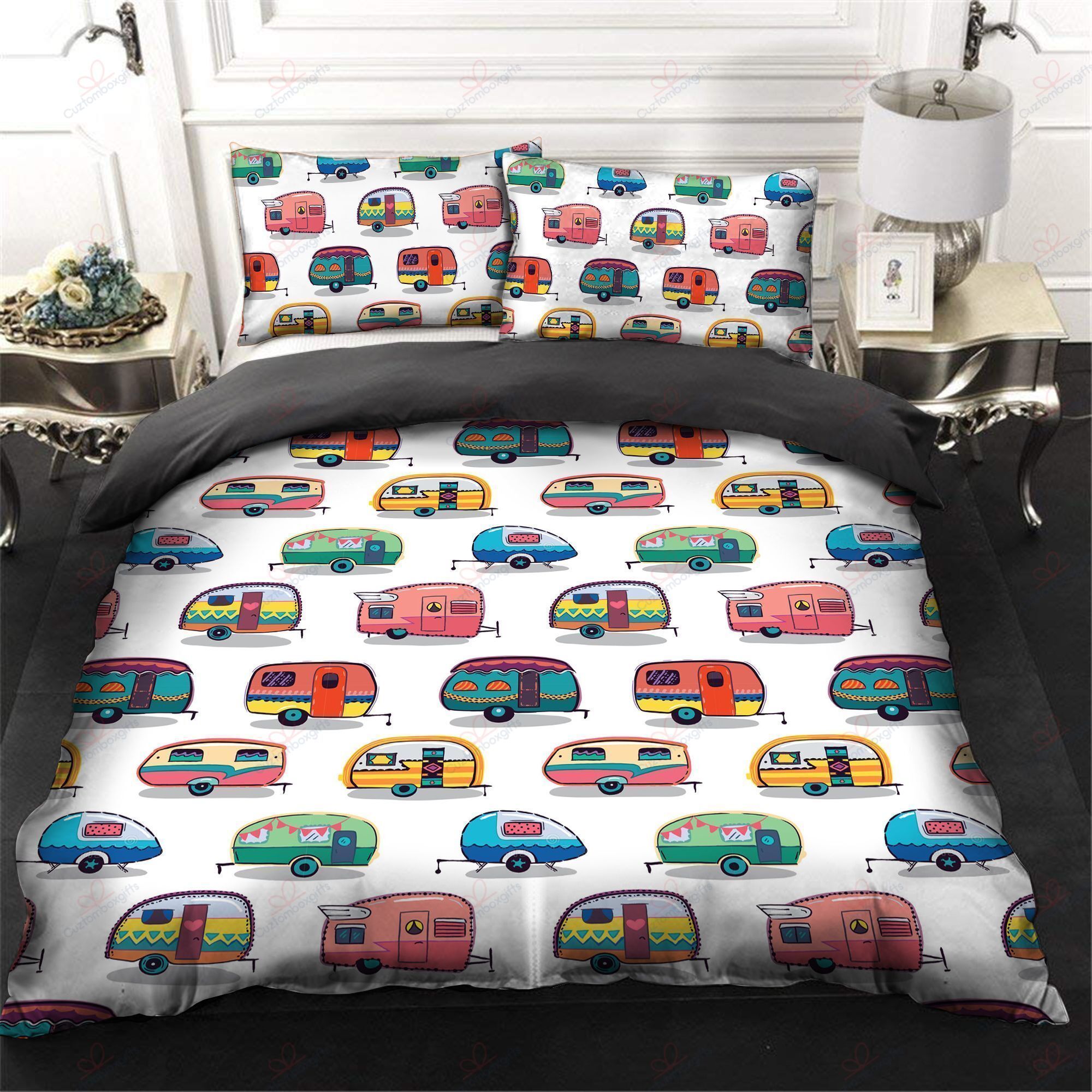 Camping Camper Bedding Set