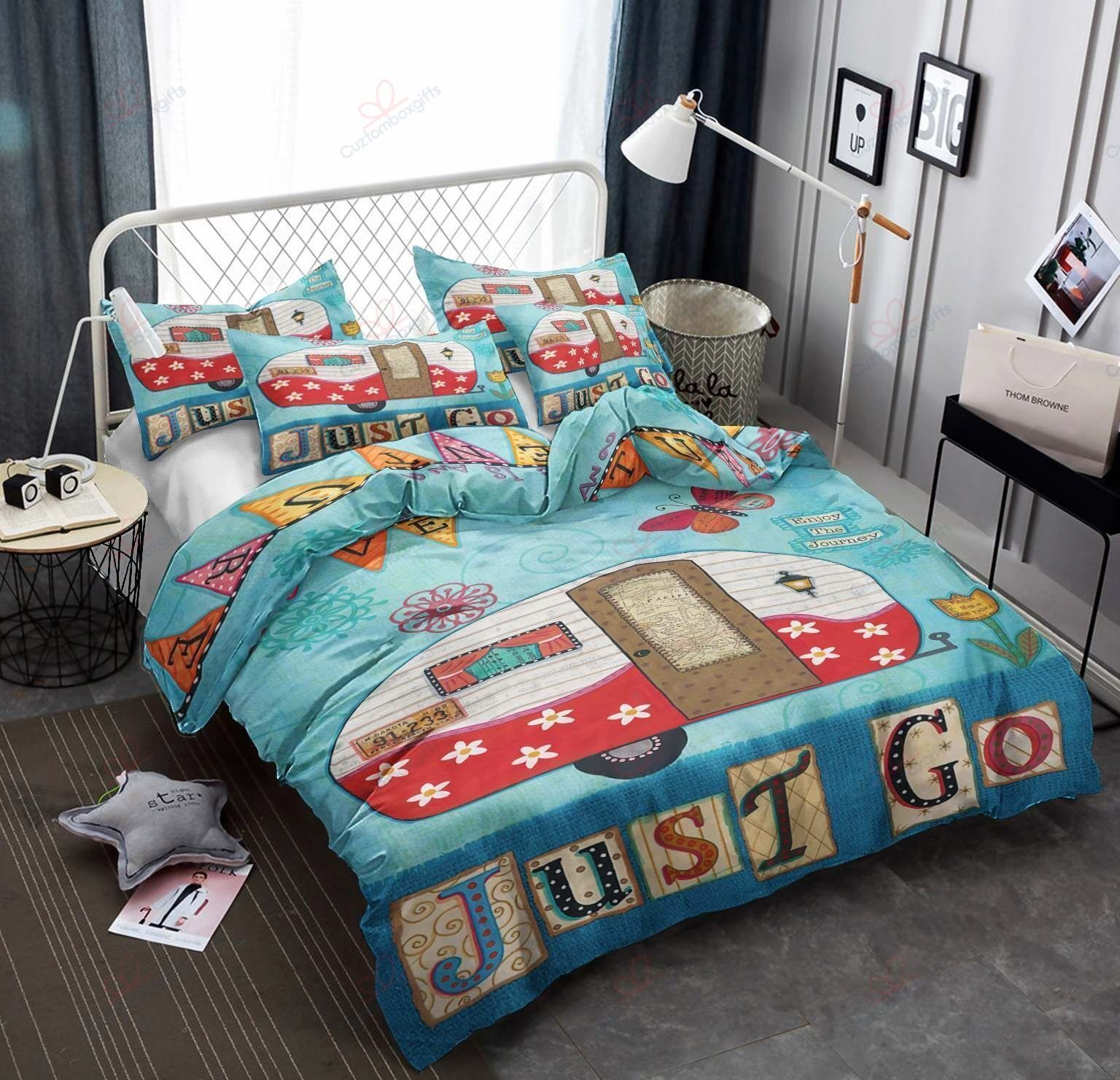 Camping Camper Just Go Bedding Set