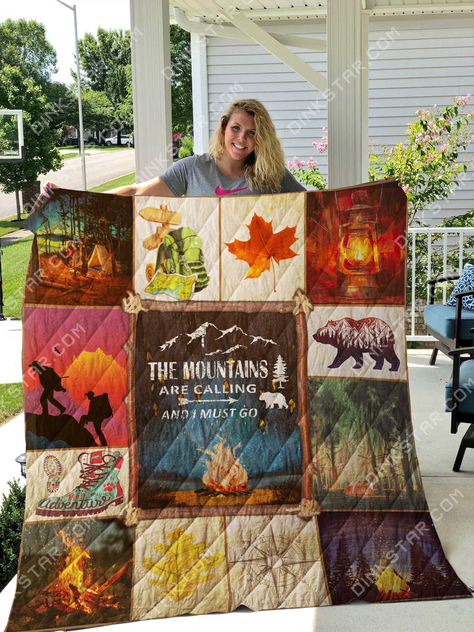 Camping Camping Life Quilt Blanket DHC31121205TD