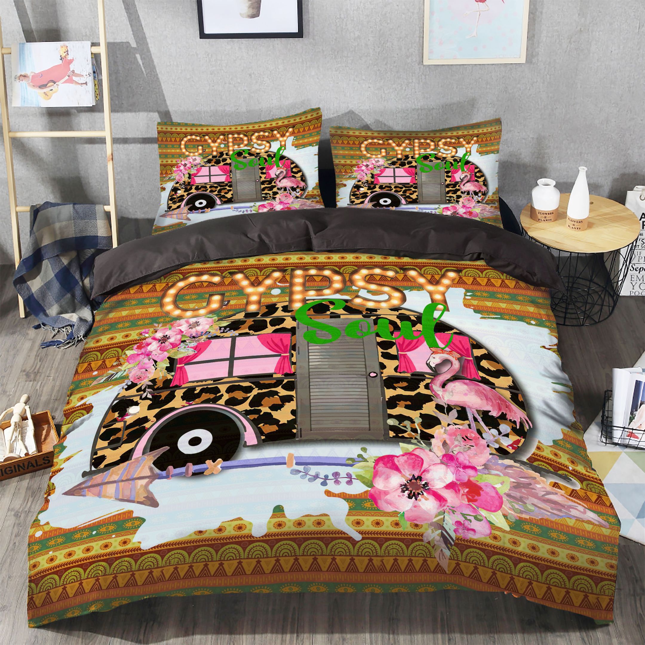 Camping Car Bedding Set