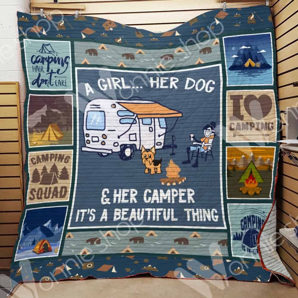 Camping CL15100067MDQ Quilt Blanket
