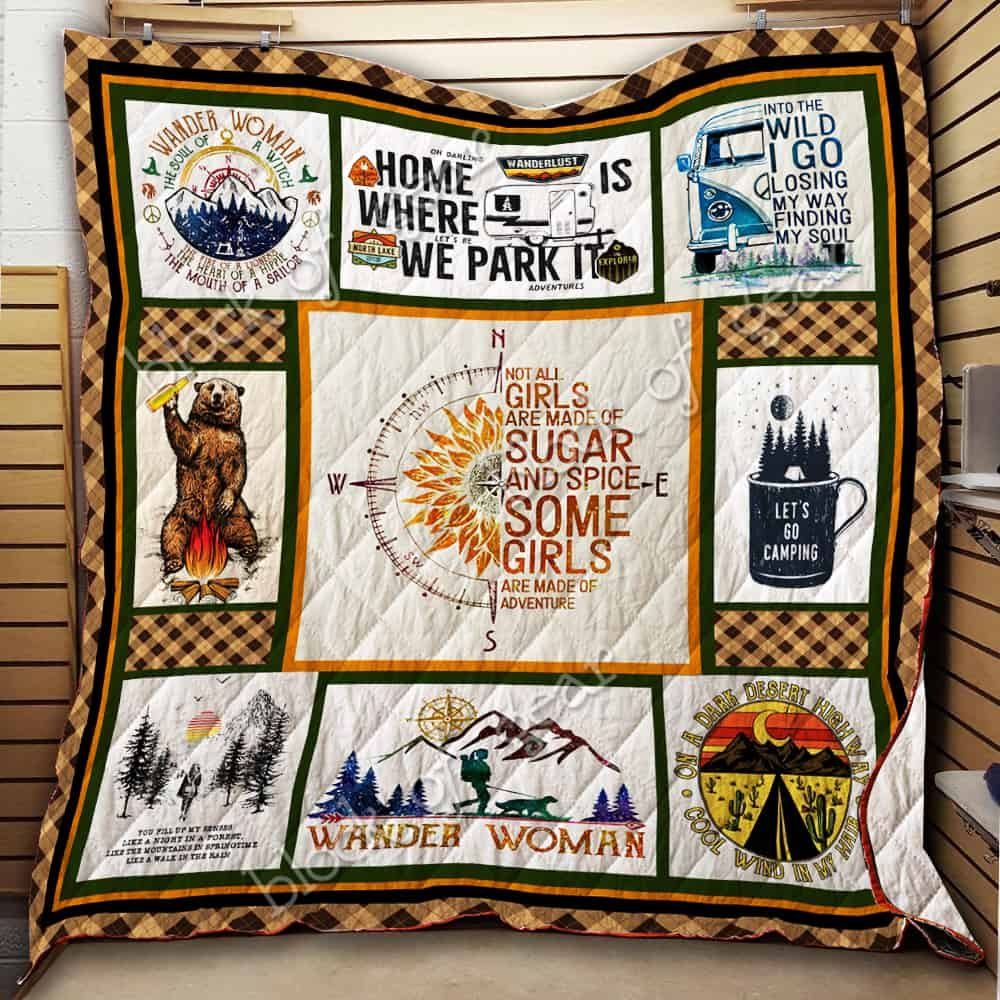 Camping CL19100171MDQ Quilt Blanket