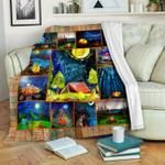 Camping Sherpa Fleece Blanket