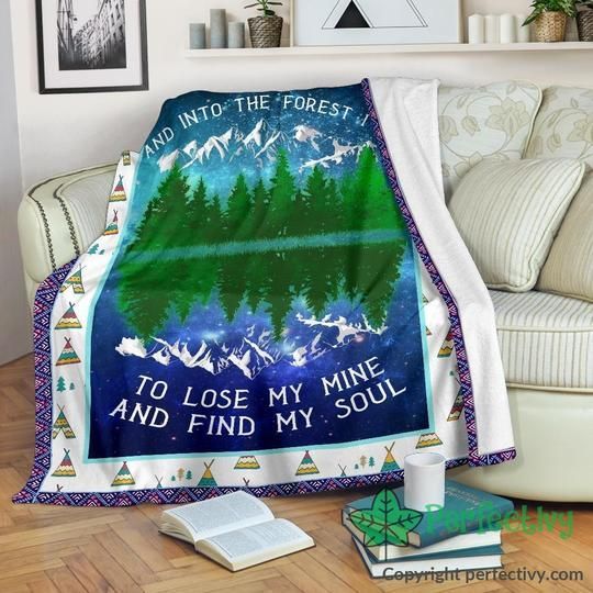 Camping Sherpa Fleece Blanket