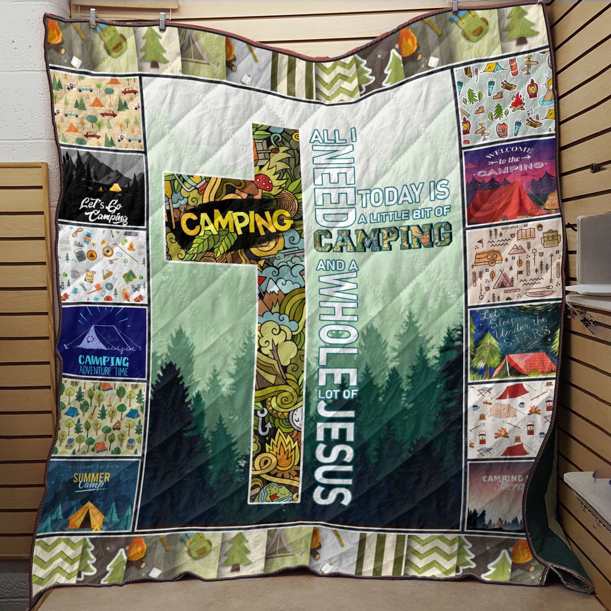 Camping Cross Reality Or Quilt Blanket Dhc09121903Dd